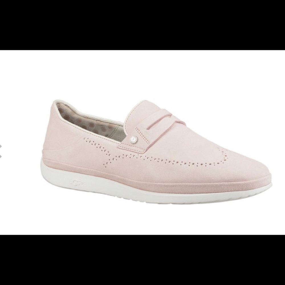 Ugg Cali wingtip Penny Slip On Loafers Pink New